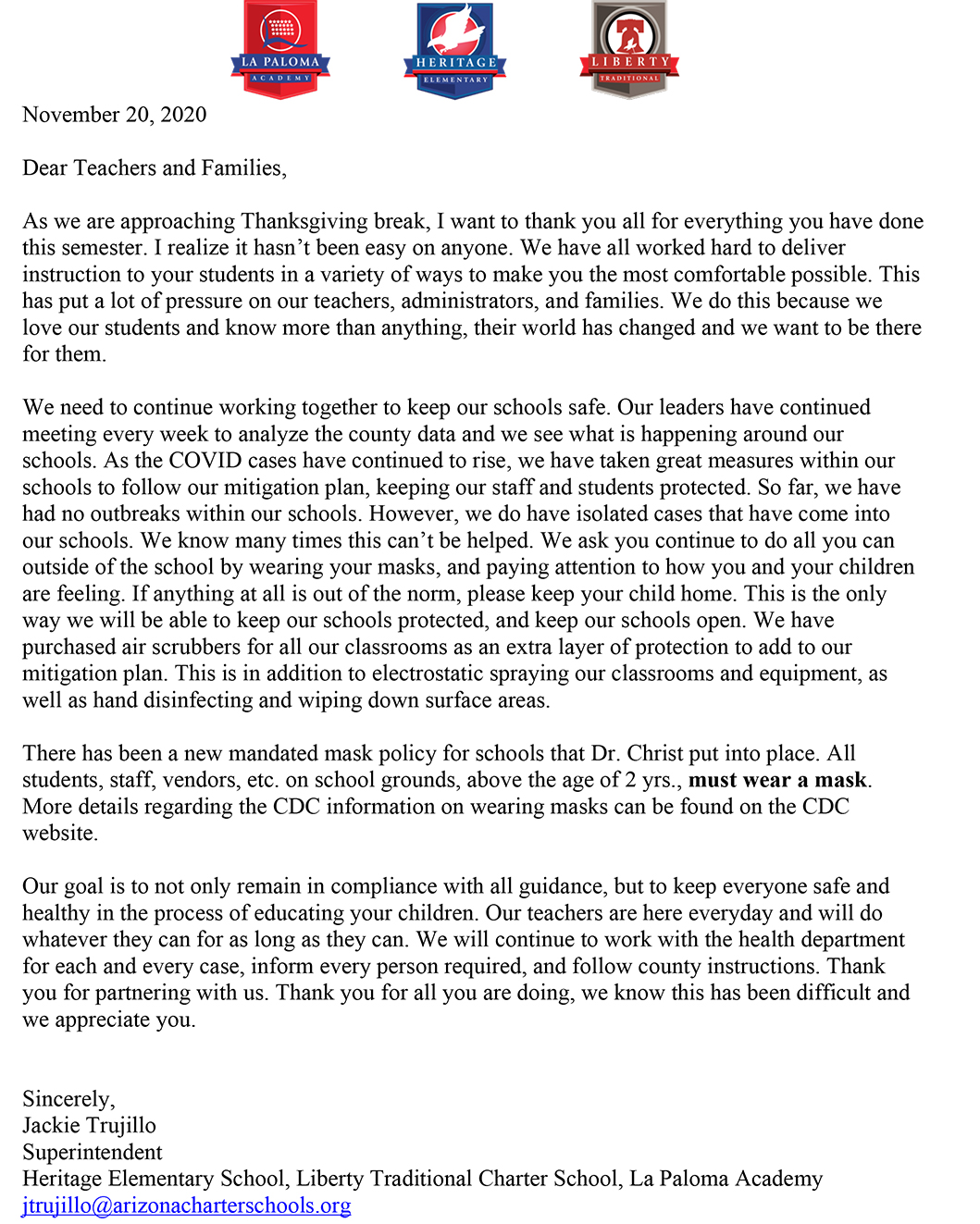 La Paloma Academy Lakeside Tucson Charter School