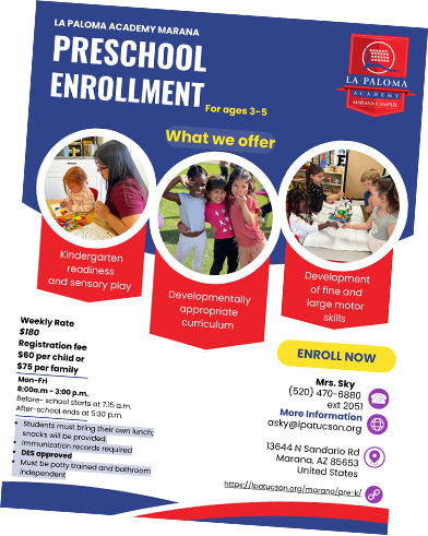 Preschool Enrollment 2026-2027